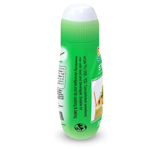 EZ-Sweetz De-bittered Stevia (1.36oz - Liquid Sweetener 300 Servings/Bottle)