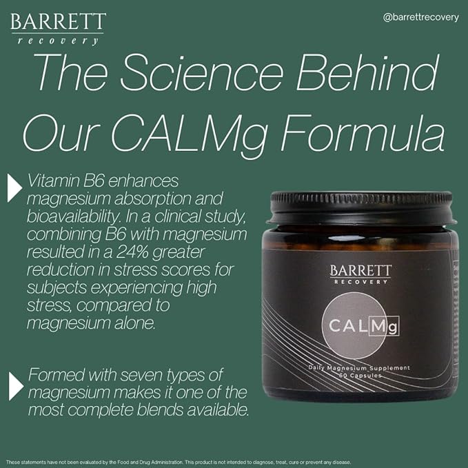 CALMg Magnesium Supplement for Enhanced Sleep & Relaxation. Ultimate Sleep aid with Seven Types of Magnesium for Wellness & Recovery Support. Ideal for Post-Surgery Comfort and Sleep Enhancing.
