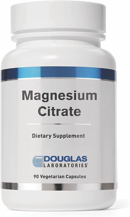Douglas Laboratories Magnesium Citrate - 150 mg - For Heart Function, Bone Health & Muscles - Gentle on Digestion* - 90 Vegetarian Capsules