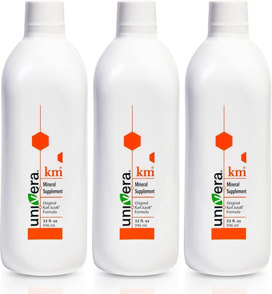 Univera KM Mineral Supplement | Original Karl Jurak Formula | Rich in Potassium & Vitamins | Stabilizes pH Balance | Supports Digestion + Nutrient Absorption | Natural Phytonutrients | 90 Day Supply