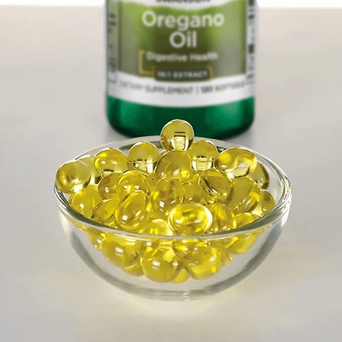 Swanson Oregano Oil 10:1 Extract - Natural Supplement Promoting Digestive Health & Respiratory Support - Supports Gastrointestinal System & Urinary Tract Health - (120 Softgels, 150mg Each) (3 Pack)