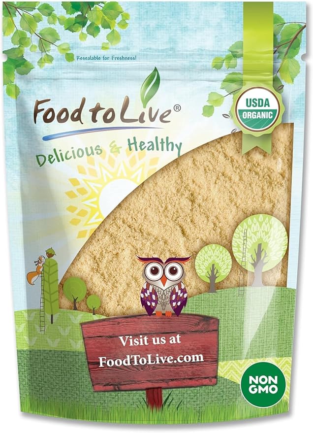 Food to Live - Organic Lion's Mane Mushroom Powder, 4 Pounds - Elevate Your Brain Wellness with Premium, Non-GMO, Natural, and Vegan Superfood to Better Focus