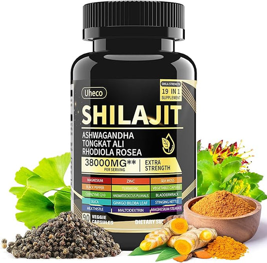 Fulvic Acid Capsules, Supplement for Shlajit 20000 mg- 87 Count