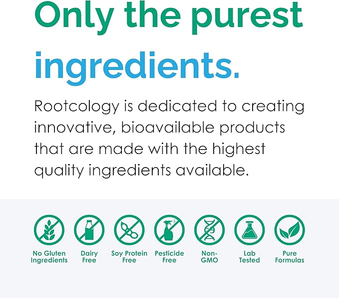 Rootcology by Dr. Izabella Wentz | Selenium + Myo-Inositol | Comprehensive Blend to Promote Hormone Balance and Immune System Health | 60 Capsules
