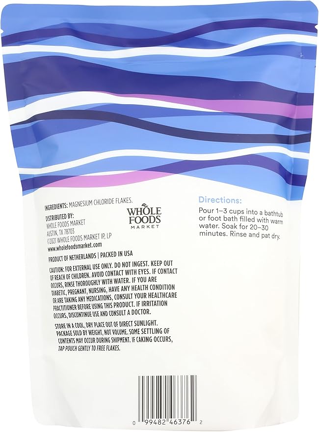 365 By Whole Foods Market, Magnesium Chloride Flakes, 32 Ounce