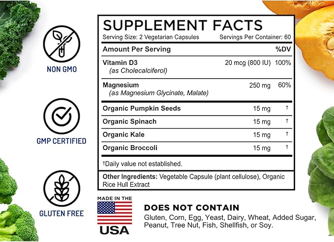 FarmHaven Digestive Enzymes with 18 Probiotics & Herbs Magnesium Glycinate & Malate Complex