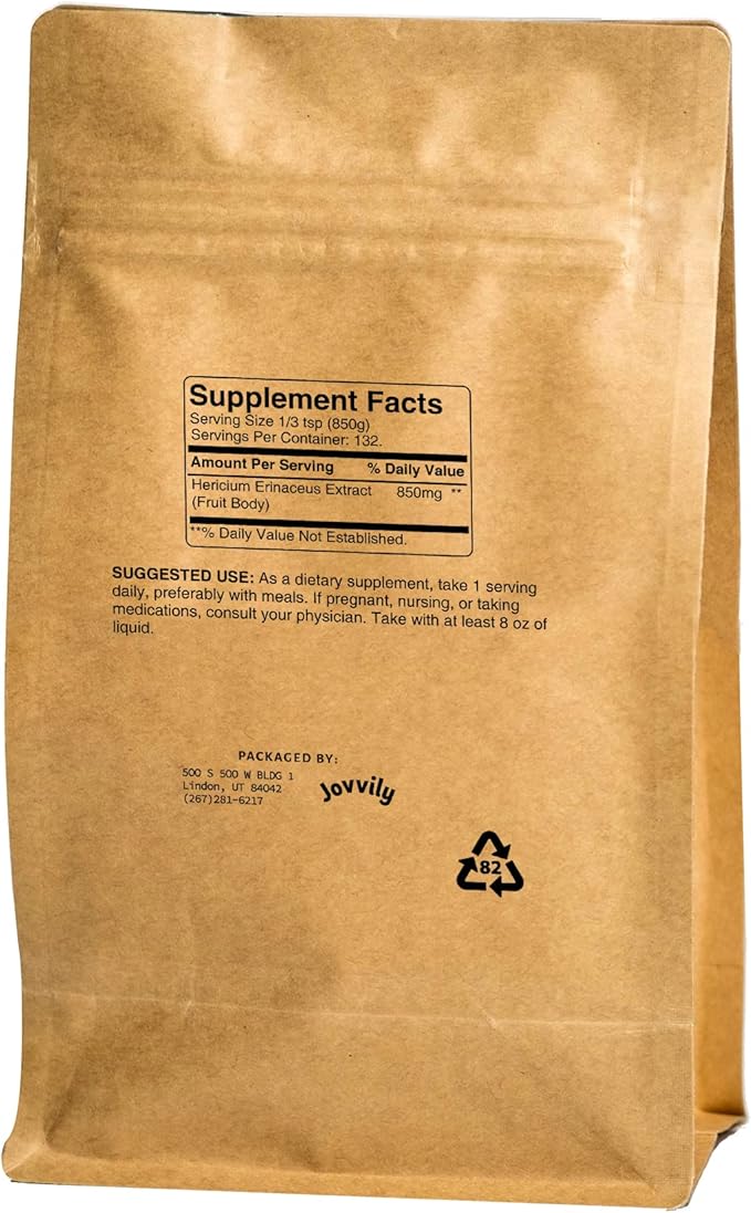 Lion's Mane - 4 oz - Hericium Erinaceus Extract - Herbal Supplement - Always Pure