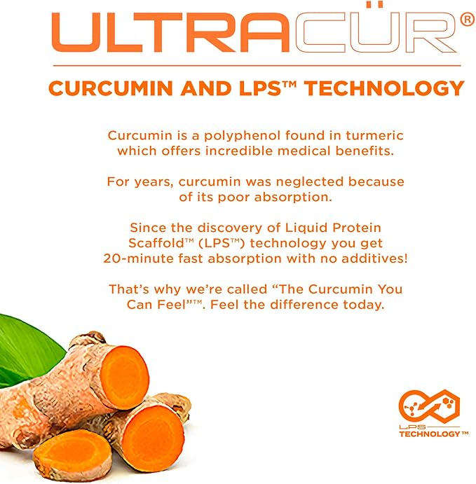Curcumin Complex Supplement - Ultra Bioavailable High Absorption Turmeric Curcumin Supplement for Joint, Muscle & Brain Support - Patented Protisorb for Premium Absorption – 60 Capsules