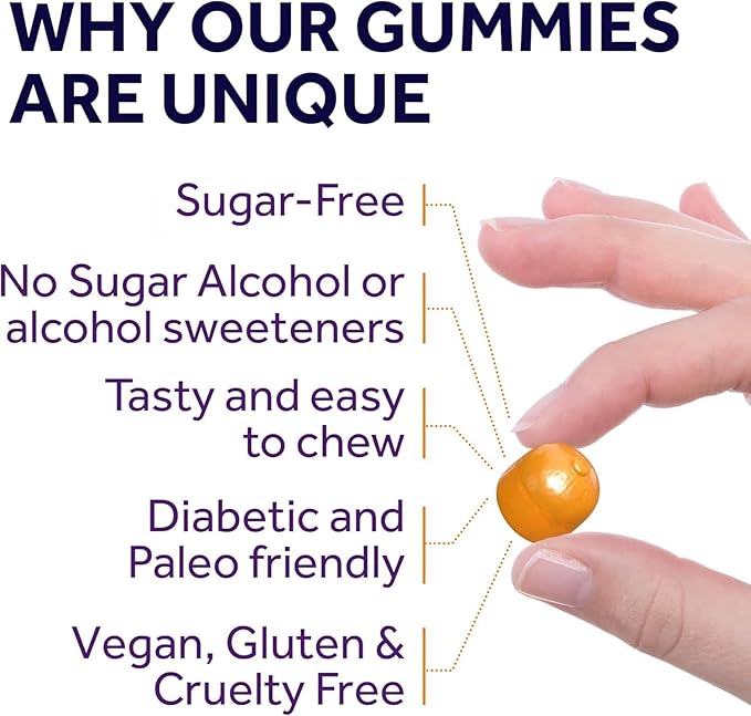 Magnesium Citrate Gummies - Sugar-Free, Vegan and Non-GMO for Better Sleep and Relaxation - No Sugar Alcohol - Magnesium Supplement for Adults, Teens and Kids - Peach Mango - 240 Chews