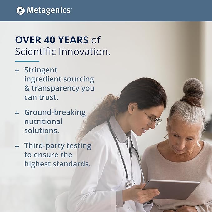 Metagenics Magnesium Glycinate - Highly Absorbable - Support for Sleep, Stress Relief, Muscle, Bone, Heart & Nerve Health - Gluten-Free - Non-GMO - Vegetarian - 240 Tablets