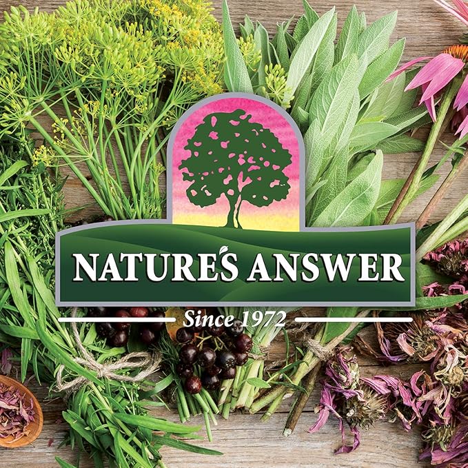 Nature's Answer Alcohol-Free Sambucus Dietary Supplement 8oz Liquid | Immune Support | Antioxidant Boost | Gluten-Free, Vegan, Non-GMO | Single Count