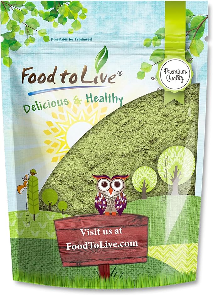 Food to Live Broccoli Powder, 3 Pounds – Nutrient-Rich Green Superfood for Smoothies, Shakes and Cooking, High in Fiber, Vitamins and Antioxidants, Vegan, Kosher, Bulk