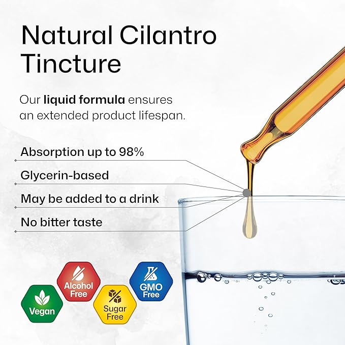 BIO KRAUTER Echinacea Tincture 4 Fl. Oz. & Cilantro Tincture 4 Fl. Oz.