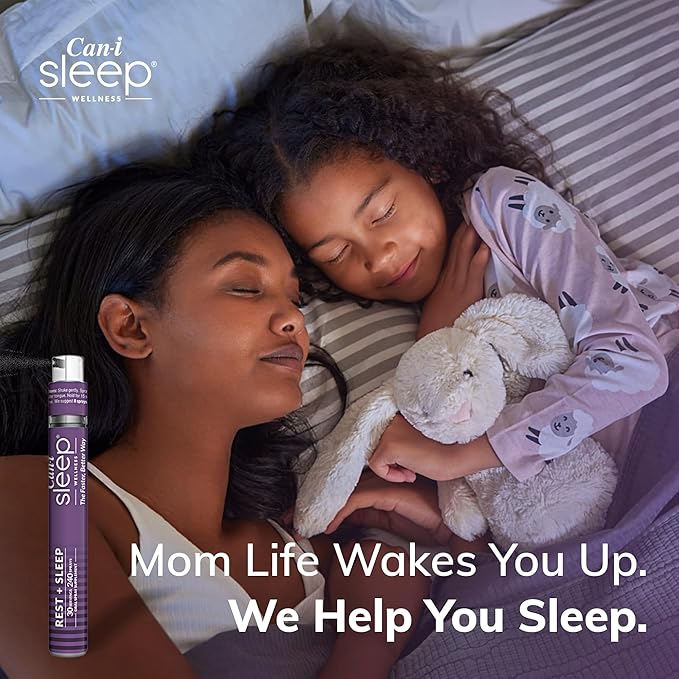 Can I Sleep Fast-Acting Vitamin Spray, Natural Sleep Support Advanced Formulation, Melatonin, 5-HTP, and GABA. Sublingual Dream Water Sleep Spray (3 Pack - 90 Servings) by Can-i Wellness