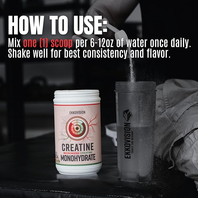 Creatine Monohydrate Powder, Micronized, Cherry Limeade, Pre Workout & Post Workout Supplement for Men & Women, Energy Support, Easy to Mix in Shakes, Smoothies & Beverages, 50 Servings
